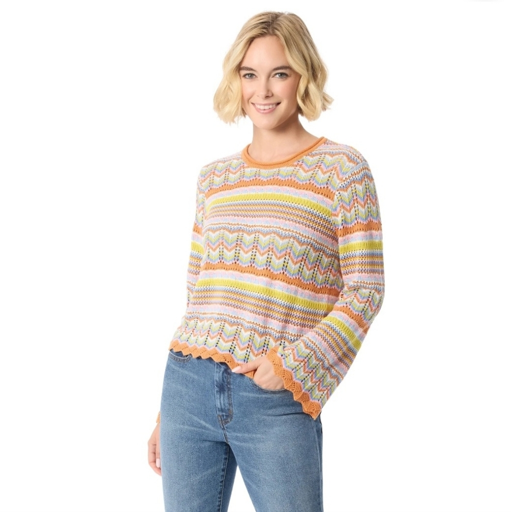 Jessica Simpson Multicolor Knit Top